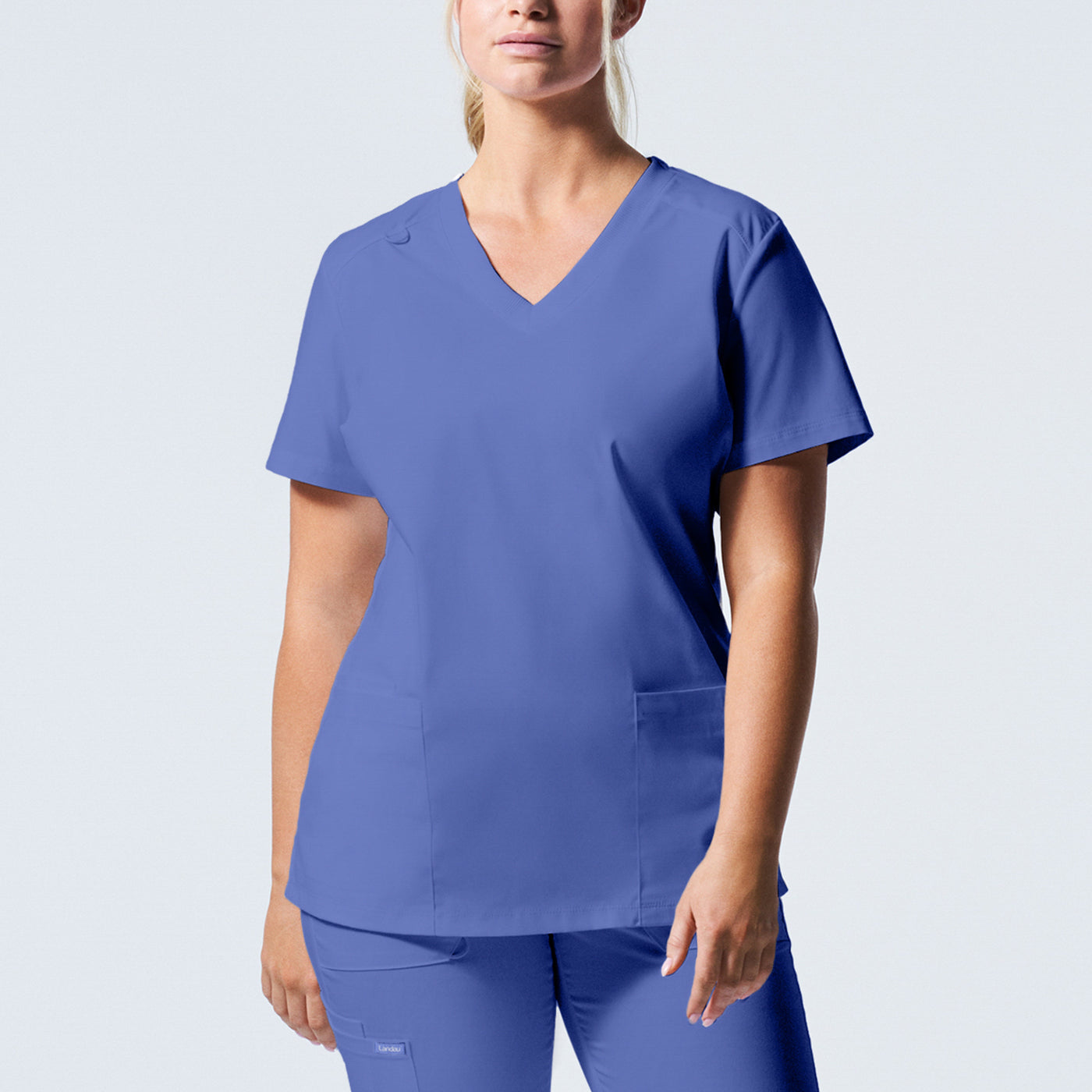 LT105 (Core Colours) Landau Proflex Women's 3-Pocket V-Neck Scrub Top