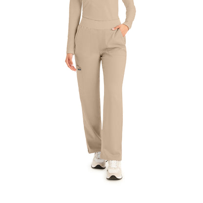 LB405P White Cross Landau Proflex Petite Cargo Scrub Pants