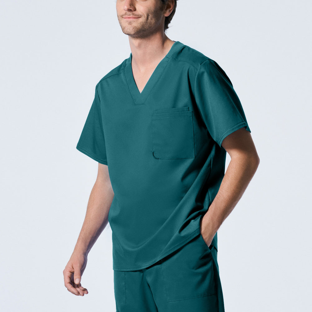 LT108 - Landau Proflex Men's V-Neck Scrub Top