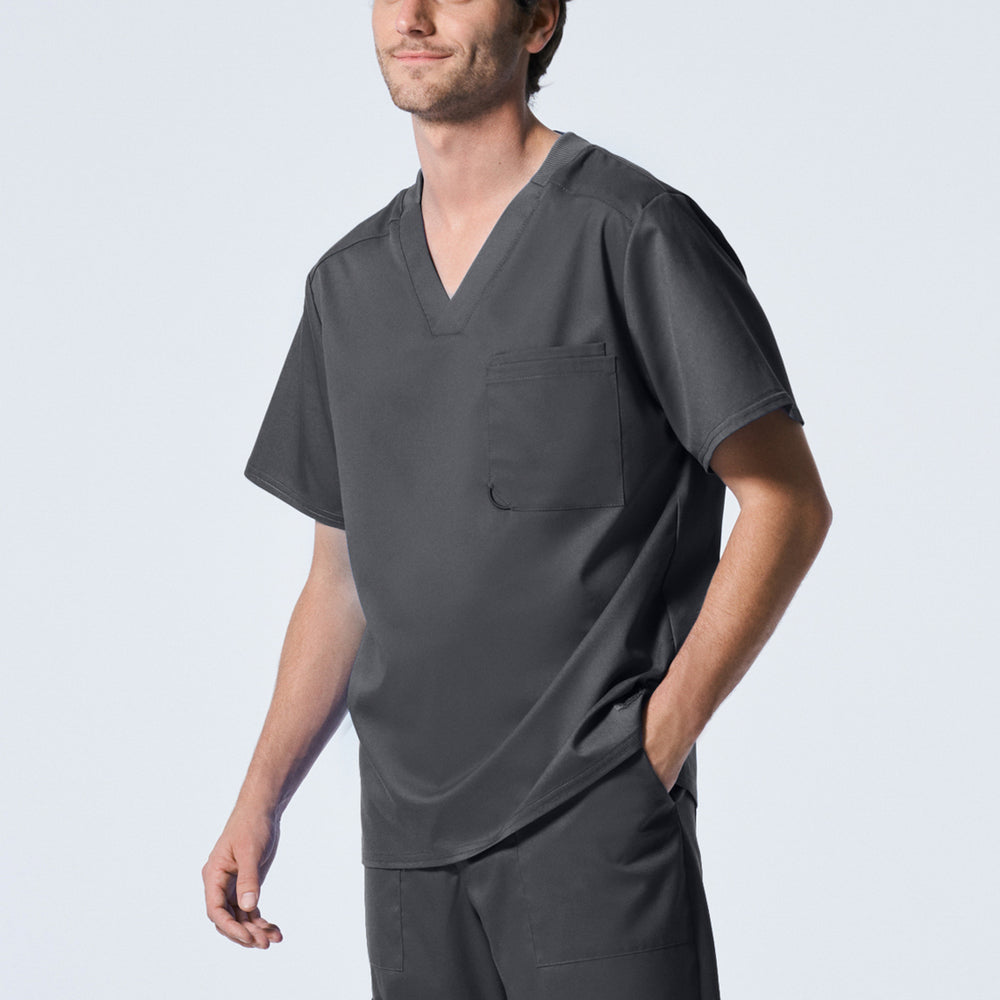 LT108 - Landau Proflex Men's V-Neck Scrub Top