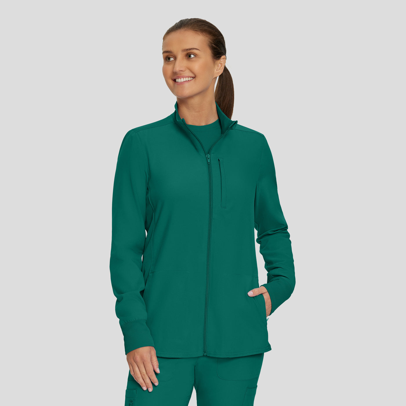 LJ700 - Landau Forward Women's Mock Neck Jacket