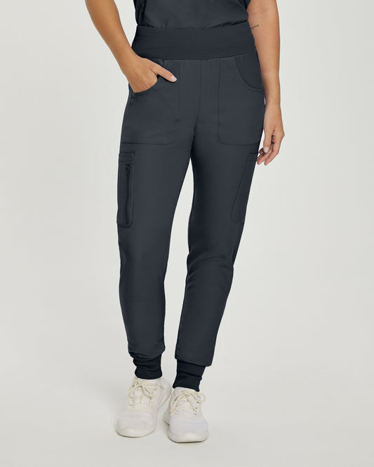 LB401 White Cross Landau Forward Women's Cargo Joggers