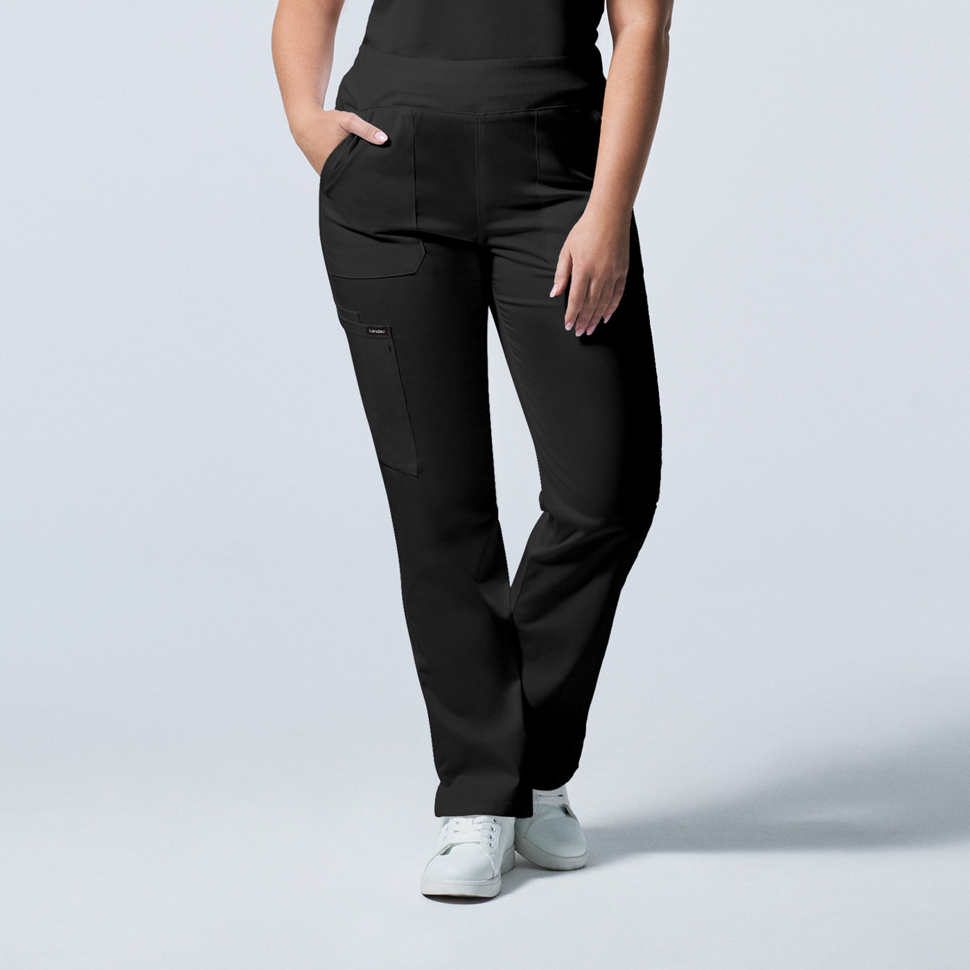 LB405 (Core Colours) - Landau Proflex Women's Cargo Scrub Pants