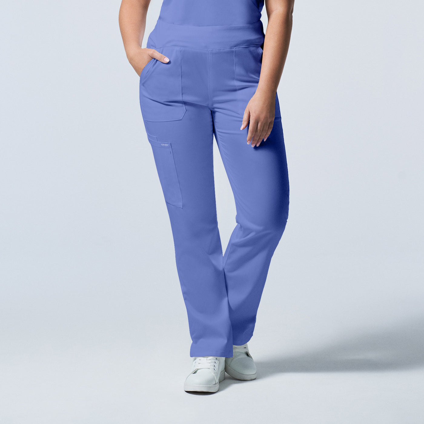 LB405 White Cross Landau Proflex Women's Cargo Scrub Pants