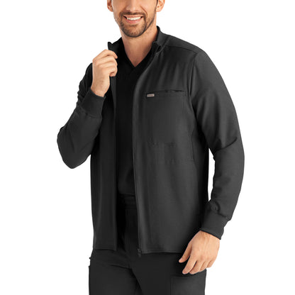 LJ703 - Men's 3-POCKET SCRUB JACKET