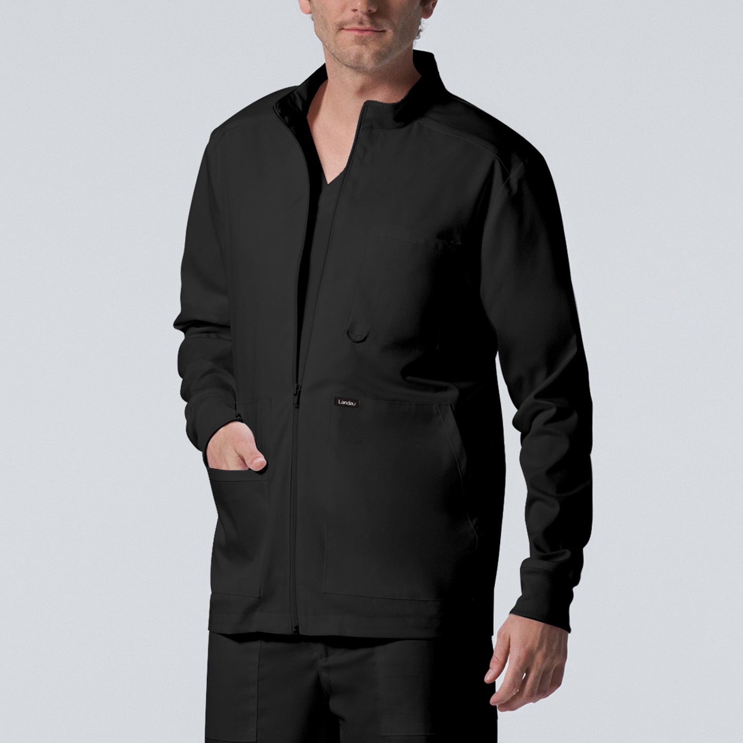 LJ702 - Landau ProFlex Men's 4-Pocket Scrub Jacket