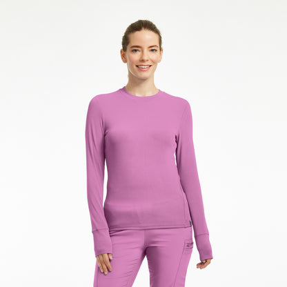 LT103 - Forward Women’s 1 - Pocket Long Sleeves Crew Neck Shirt