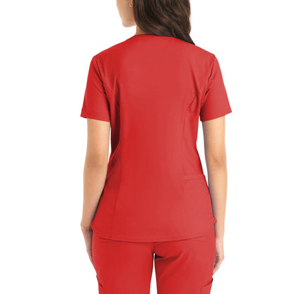 LT107 (Additional Colours) - Women's 2-Pocket V-Neck Landau Proflex Scrub Top