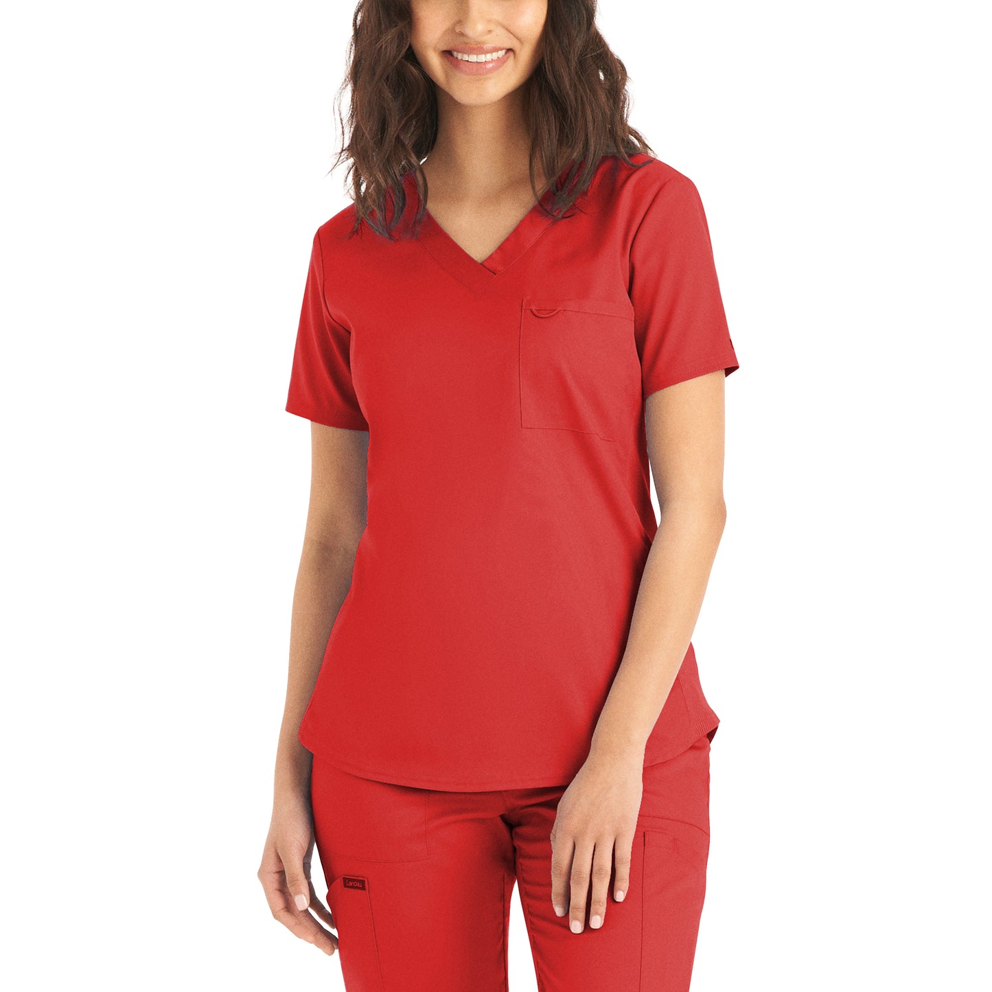LT107 (Additional Colours) - Women's 2-Pocket V-Neck Landau Proflex Scrub Top