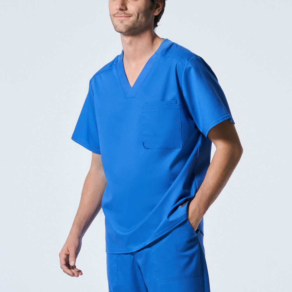 LT108 - Landau Proflex Men's V-Neck Scrub Top