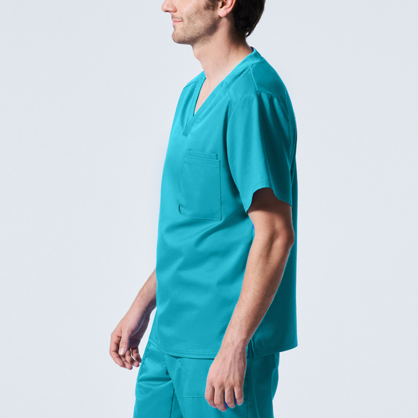 LT108 - Landau Proflex Men's V-Neck Scrub Top