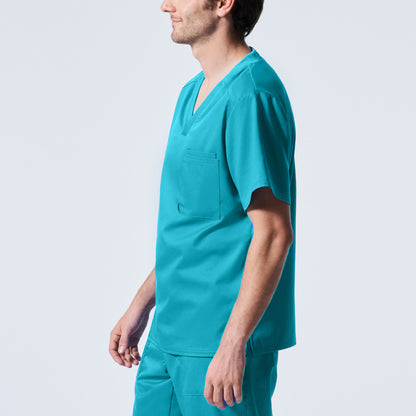 LT108 - Landau Proflex Men's V-Neck Scrub Top