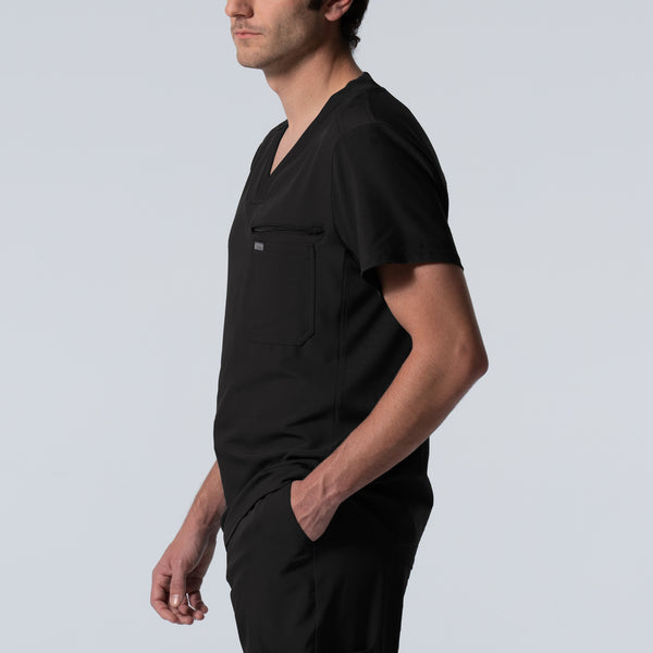 LT111 - Landau Forward Men's 2-Pocket V-Neck Scrub Top