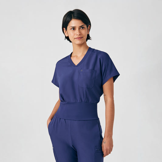 LT123 - Landau Forward 2-Pocket V-Neck Women's Scrub Top