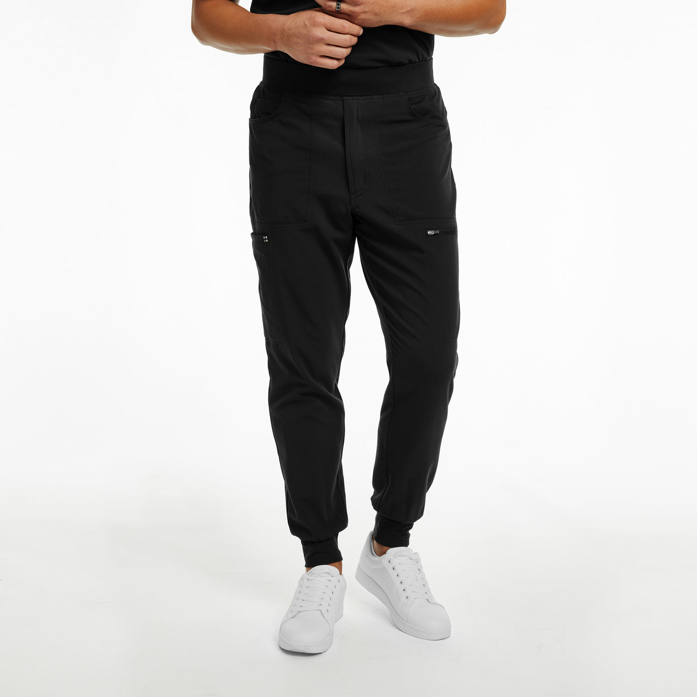 WB417S White Cross CRFT Men's Short Jogger Scrubs Pants