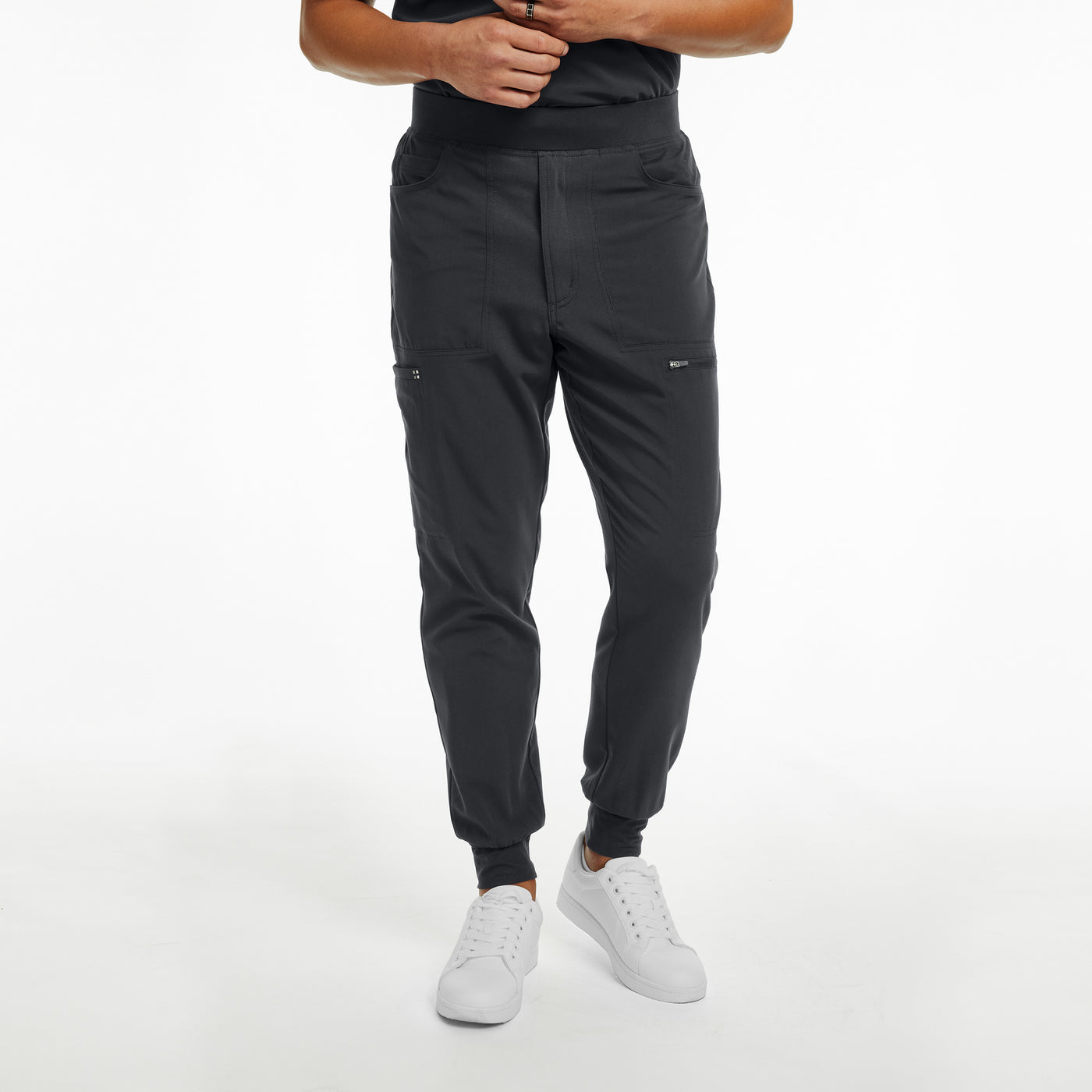 WB417S White Cross CRFT Men's Short Jogger Scrubs Pants