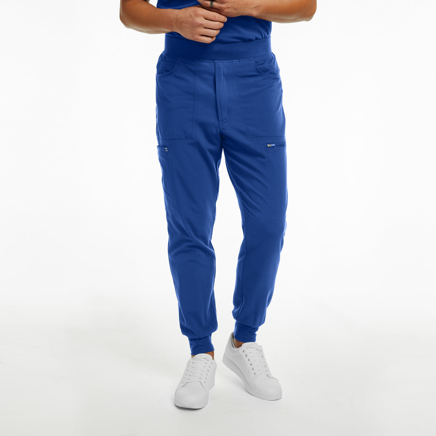 WB417S White Cross CRFT Men's Short Jogger Scrubs Pants