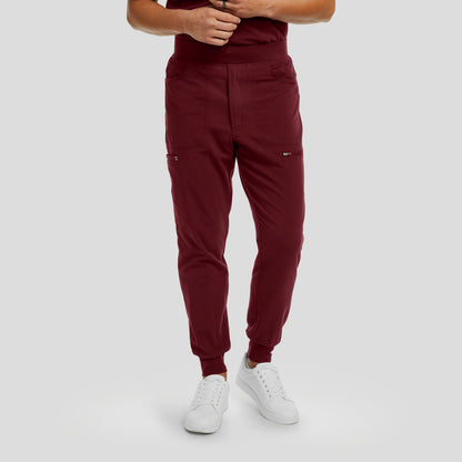 WB417S White Cross CRFT Men's Short Jogger Scrubs Pants