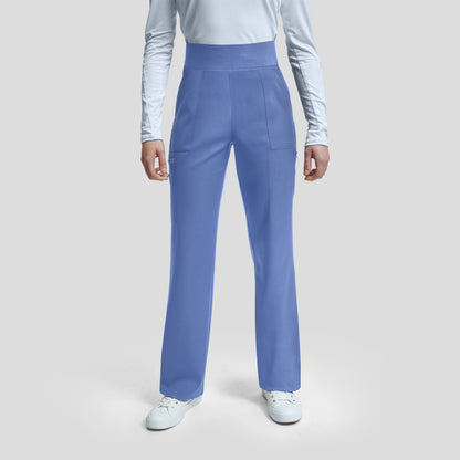 WB421 White Cross Vibe Women's Cargo Wide Leg Pants