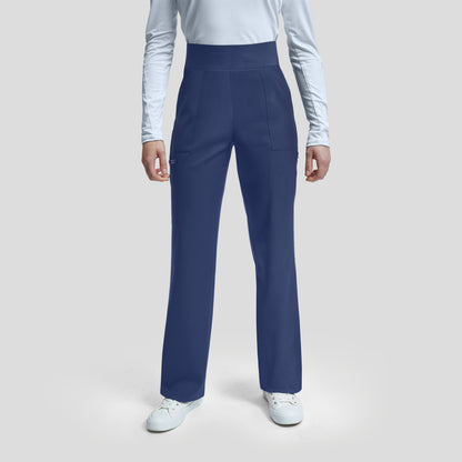 WB421 White Cross Vibe Women's Cargo Wide Leg Pants