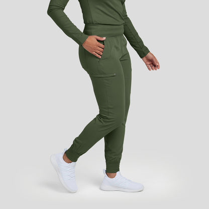 WB430 White Cross CRFT Women's Jogger Scrubs Pants - Ultra Soft