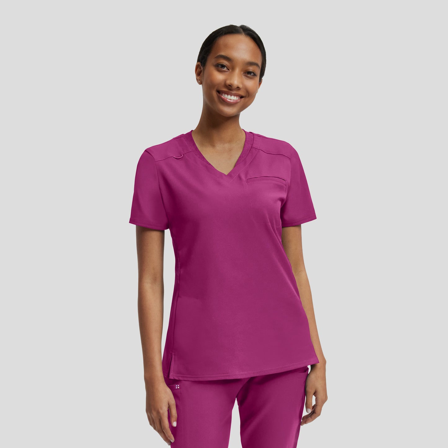 WT119 - VIBE 2-Pocket V-Neck Scrub Top