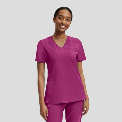 WT119 - VIBE 2-Pocket V-Neck Scrub Top