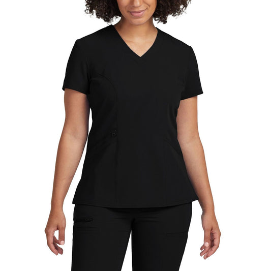 WT134 White Cross V-Tess Women's 3-Pocket V-Neck Scrub Top