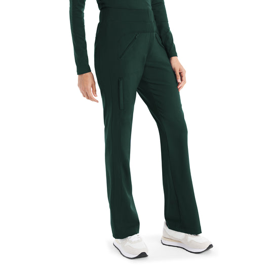 WB414P White Cross CRFT Women's Bootcut Petite Scrub Pants