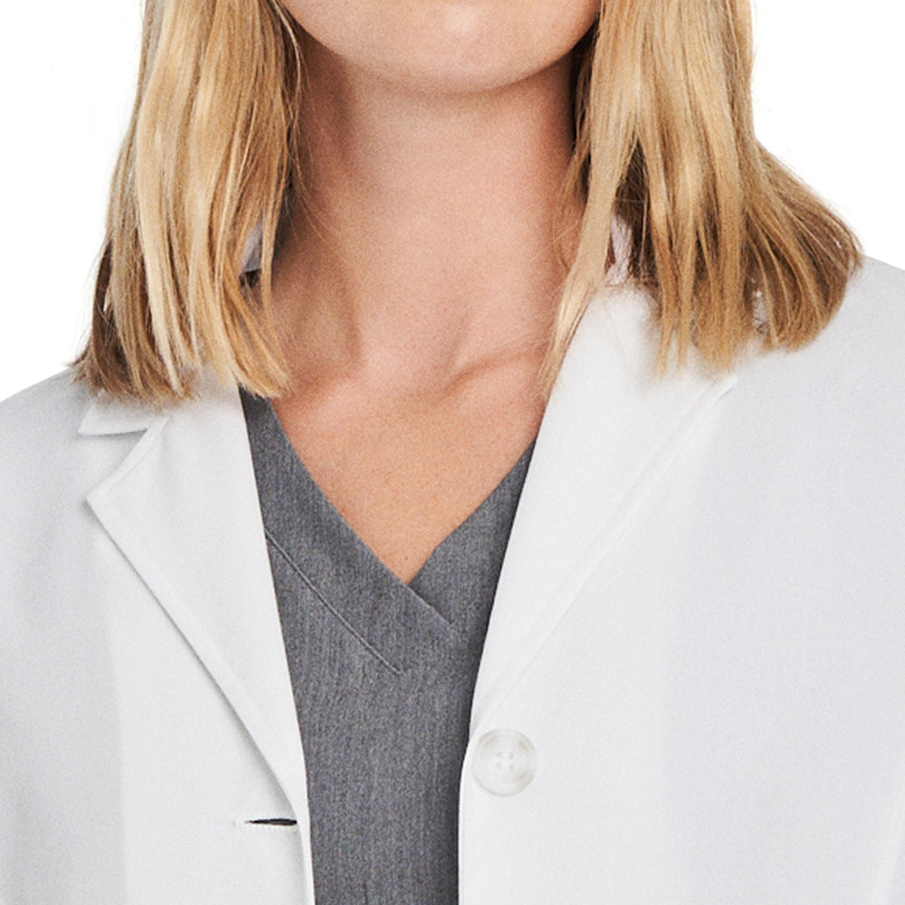 WL800 - 4-Pocket Mid-Length Women's Vtess White Lab Coat