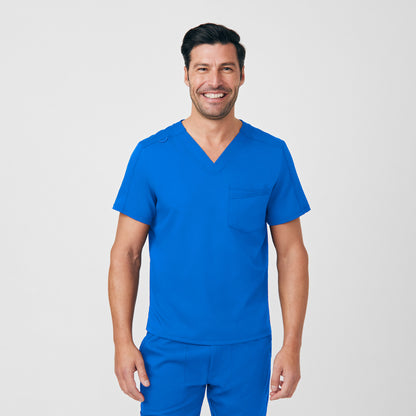 White Cross VIBE Men's 2-Pocket V-Neck Scrub Top