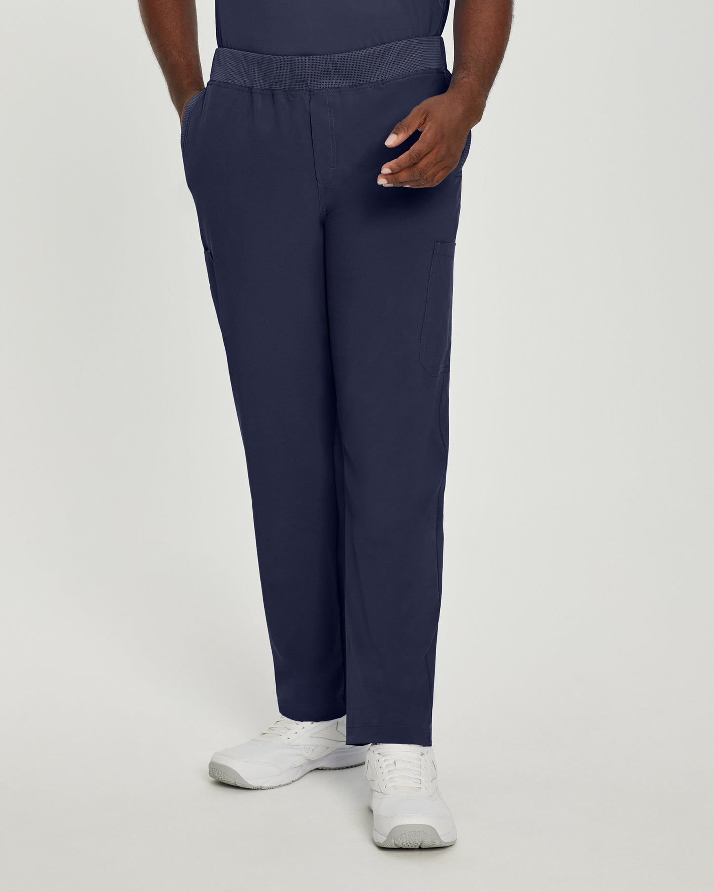 229S Men's FIT White Cross Short Yoga-Style Pant
