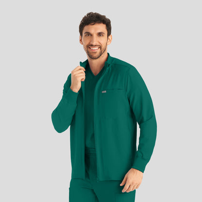 LJ703 - Men's 3-POCKET SCRUB JACKET