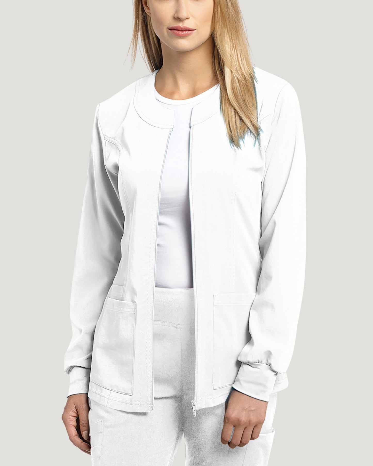 945 White Cross Marvella Scrub Jacket