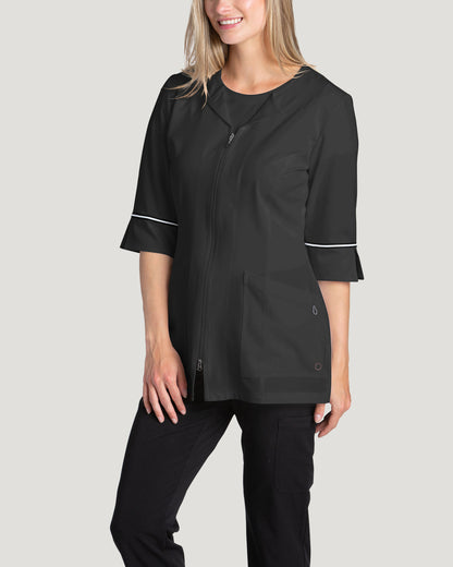 *Last Few* 2814 Marvella Women's Labcoat With 2-Way Zipper