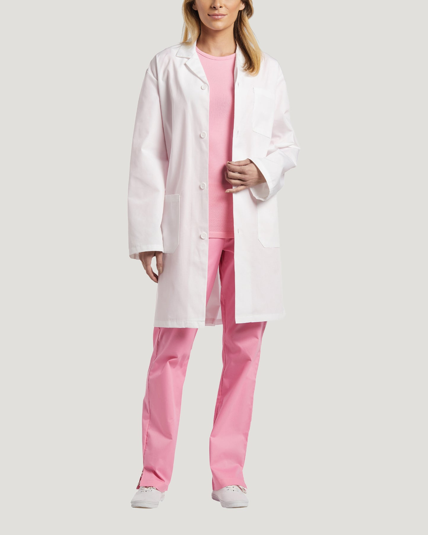 2068 White Cross Classic Unisex Labcoat *Last Few*