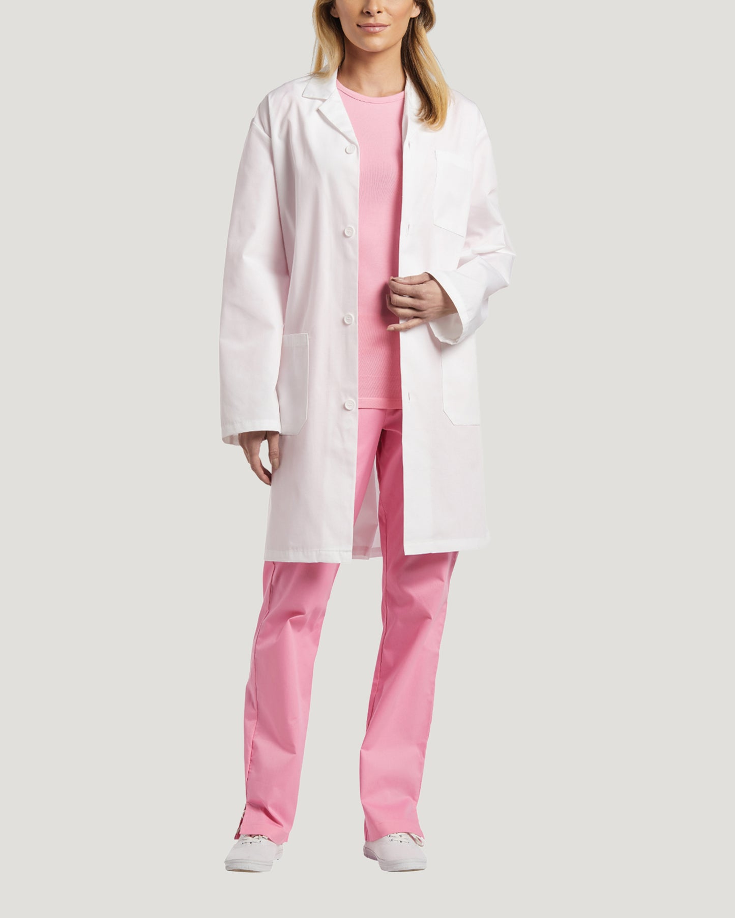 2068 White Cross Classic Lab coat