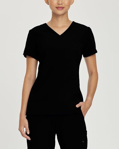 794 V-Tess One-Pocket V-Neck Scrub Top for Women