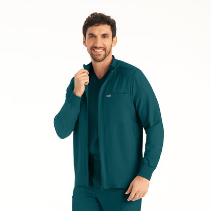 LJ703 - Men's 3-POCKET SCRUB JACKET