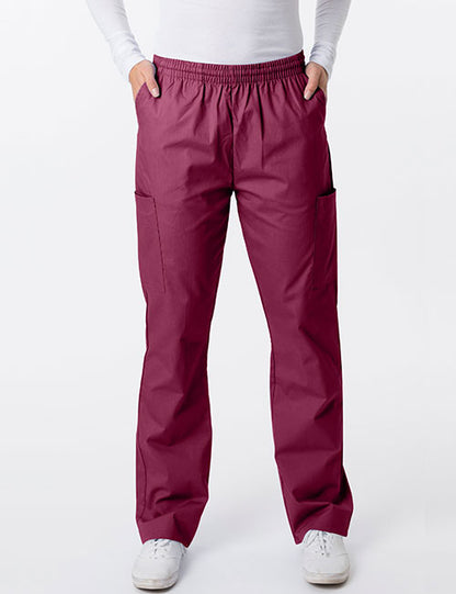 *Last Few* 2000 Unisex Straight Leg Cargo Pocket Brushed Cotton Scrub Pants