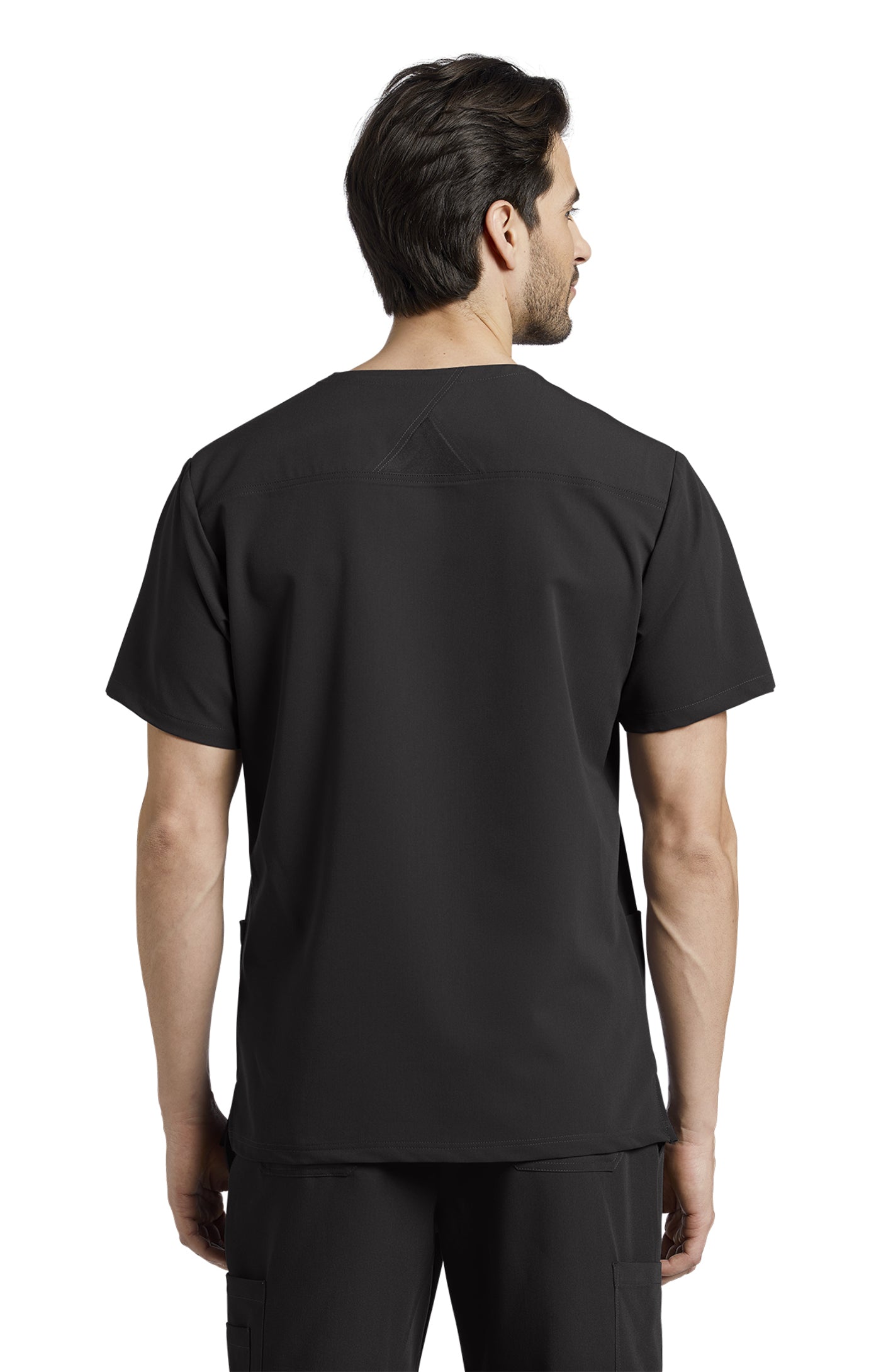 2207 - V-Tess Men's Detailed Scrub Top