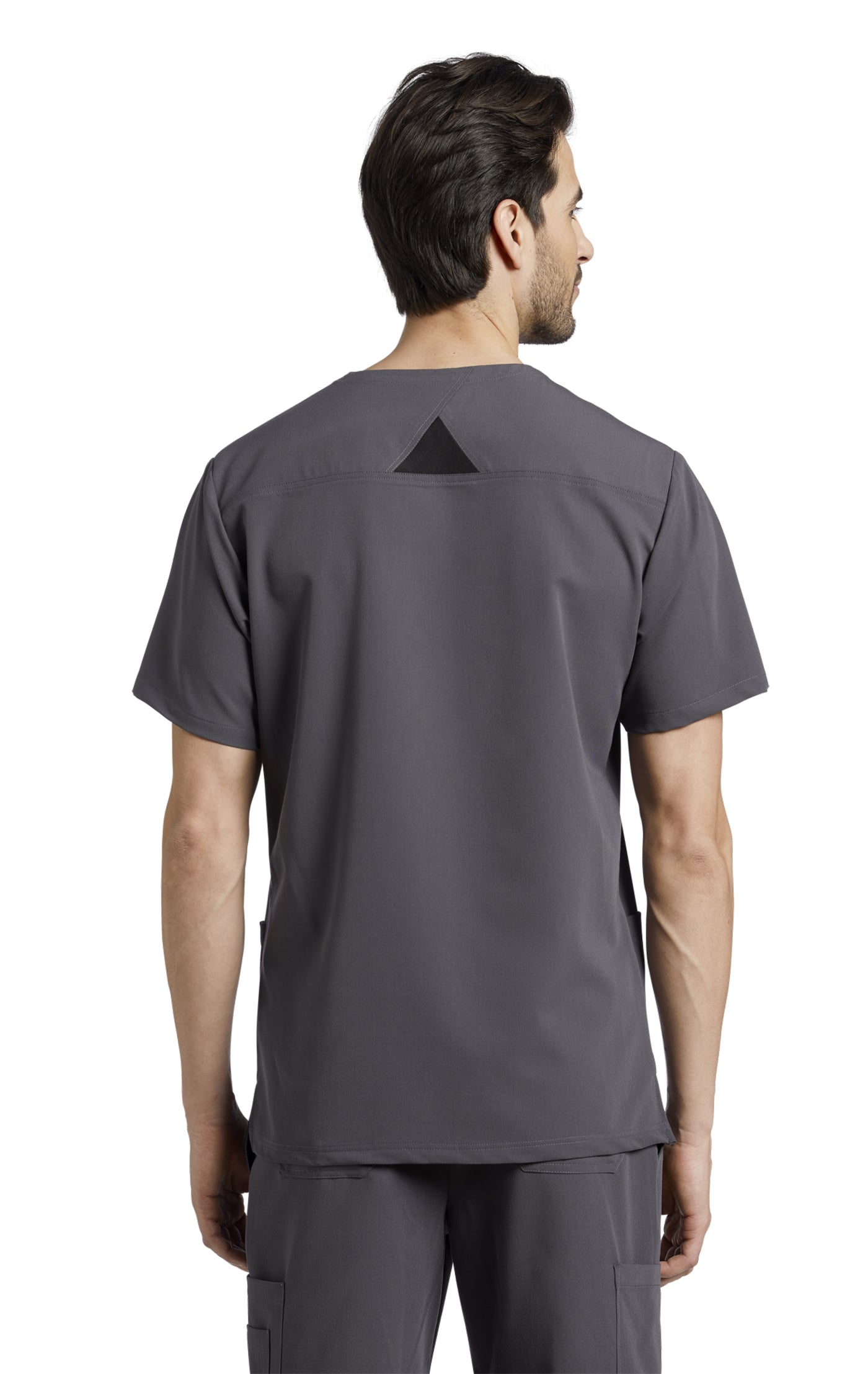 2207 - V-Tess Men's Detailed Scrub Top