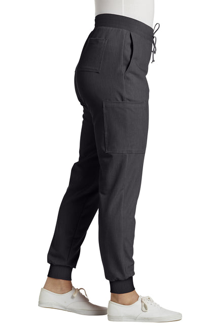380 White Cross V-Tess Zipped Cargo Pocket Jogger Pant