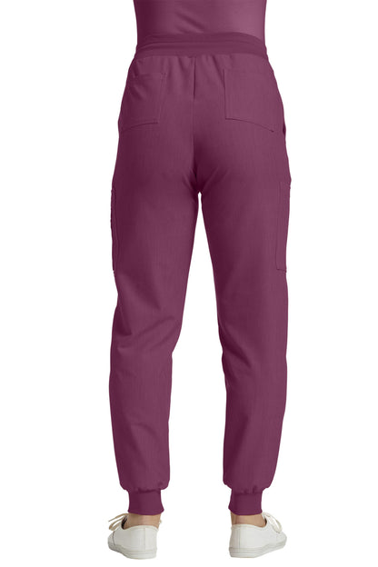 380 White Cross V-Tess Zipped Cargo Pocket Jogger Pant