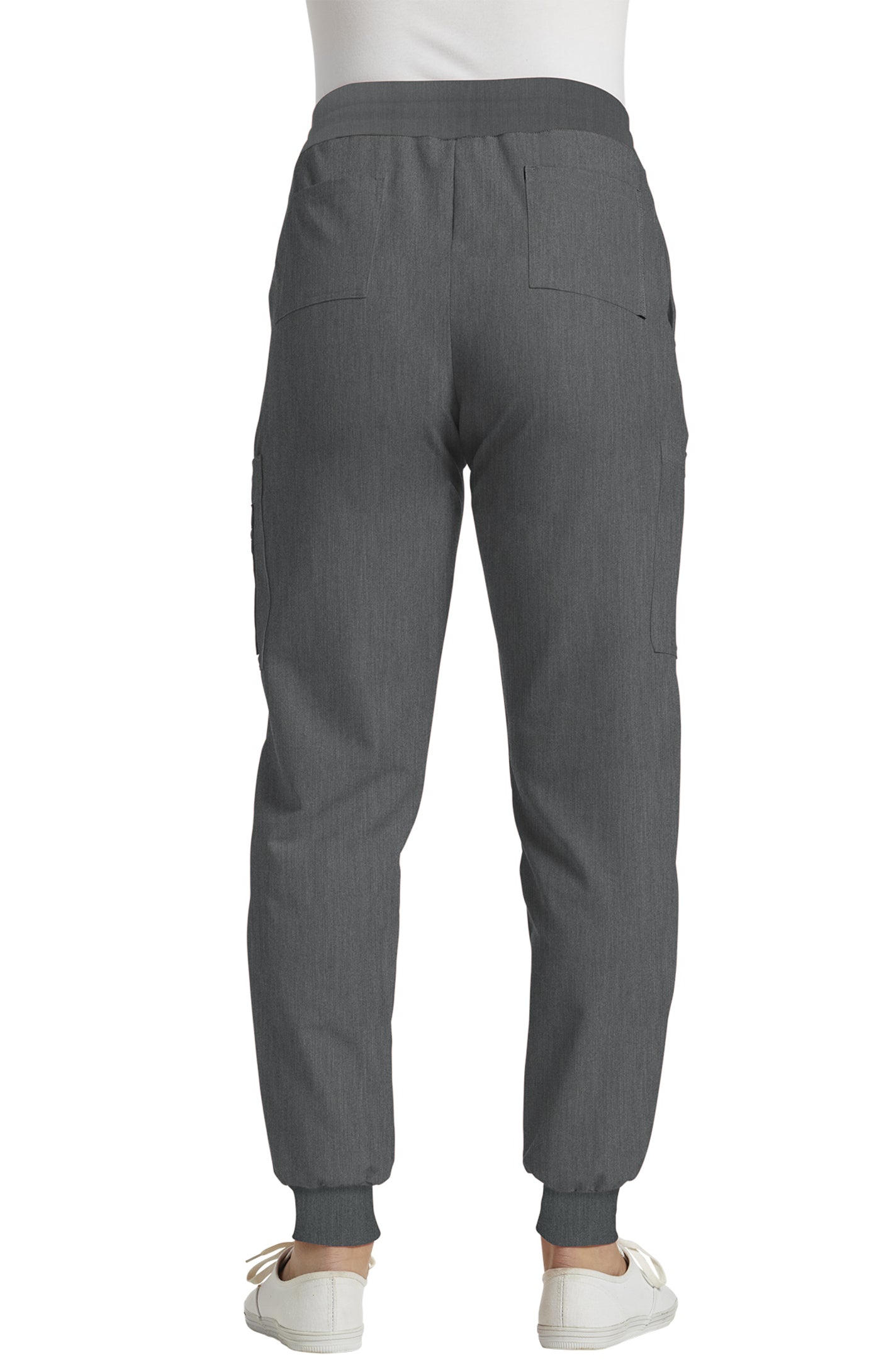 380 White Cross V-Tess Zipped Cargo Pocket Jogger Pant