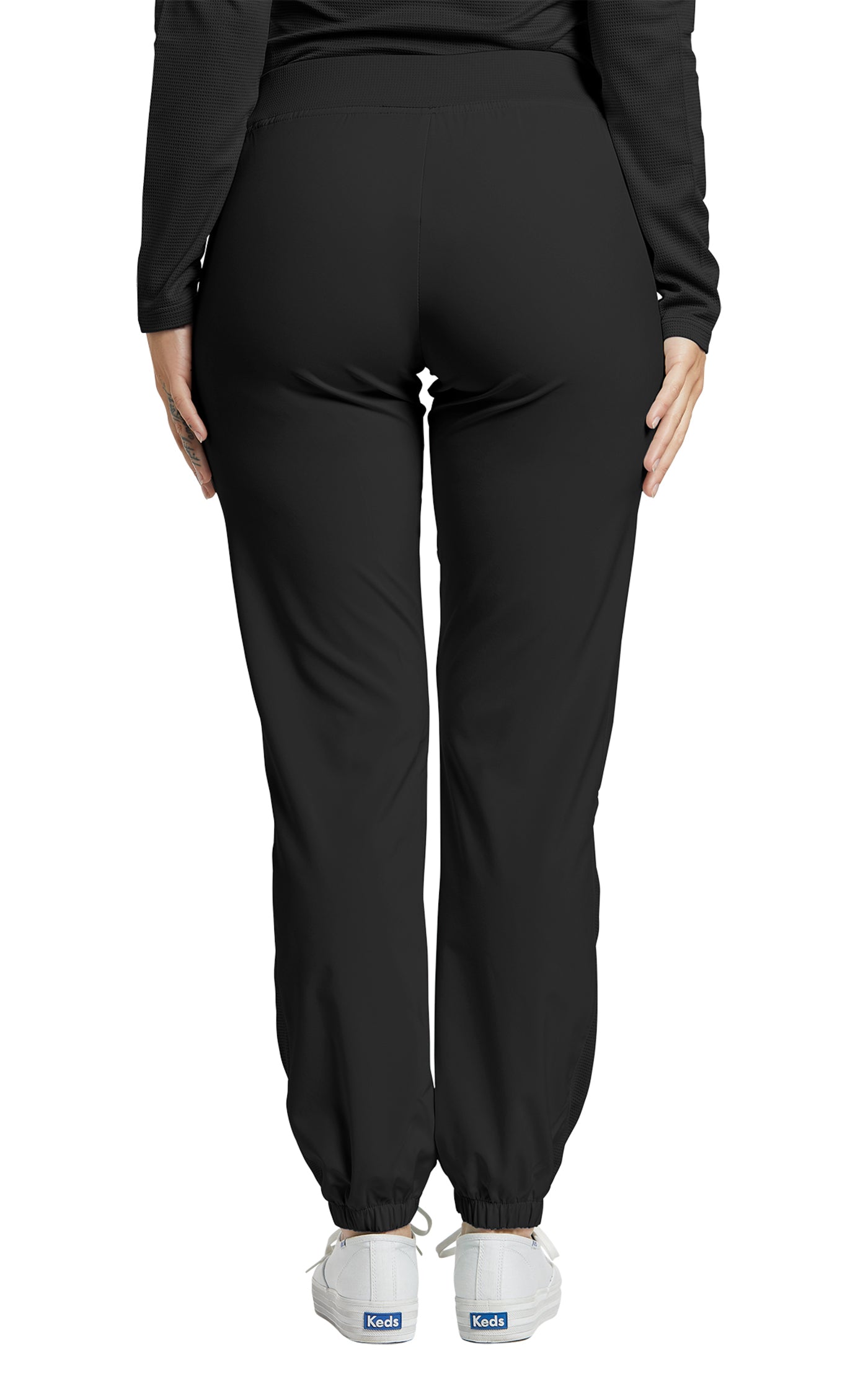 399P White Cross Fit Women's Petite Jogger pants