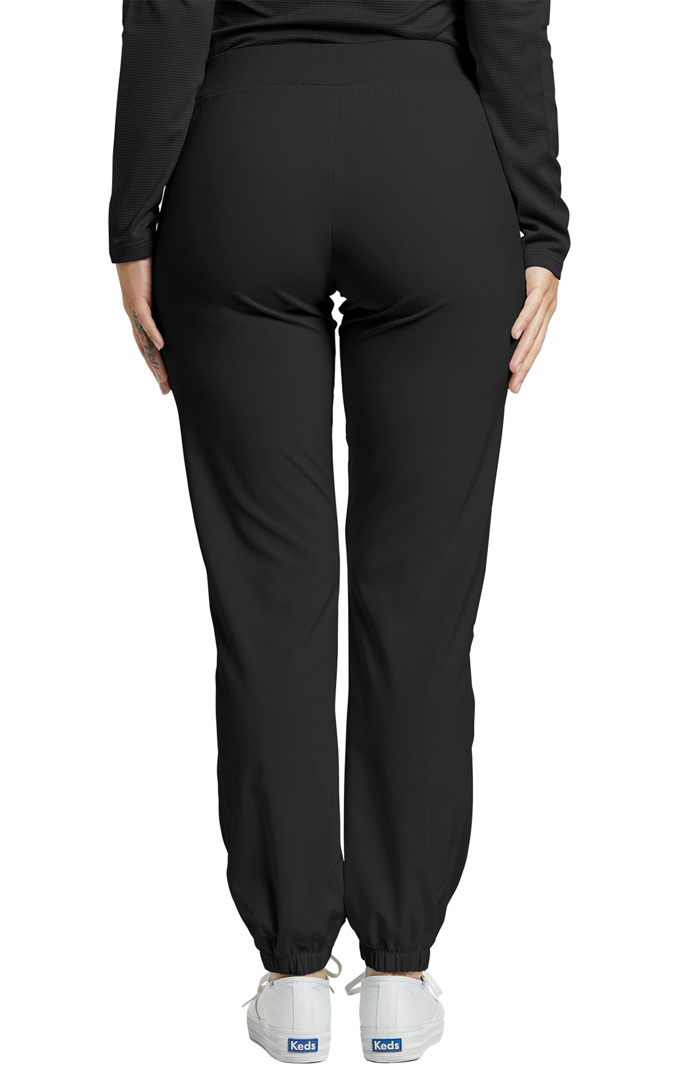 399P White Cross Fit Women's Petite Jogger Pants – Scrubs4U