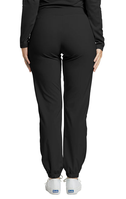 399P White Cross Fit Women's Petite Jogger Pants