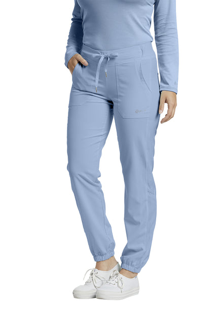 399P White Cross Fit Women's Petite Jogger pants
