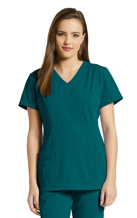 659 Women's Marvella Sculpted Scrub Top